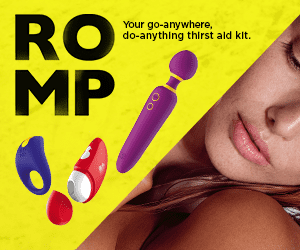 Logo graphic for ROMP toys